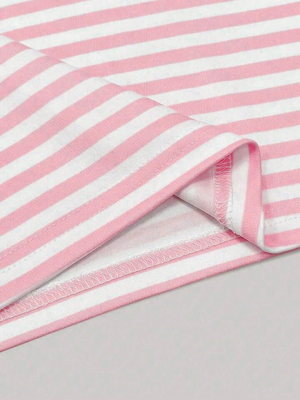 INAWLY Women's Pink And White Striped Camisole, Sleeveless Casual Spaghetti Strap Tank Top
