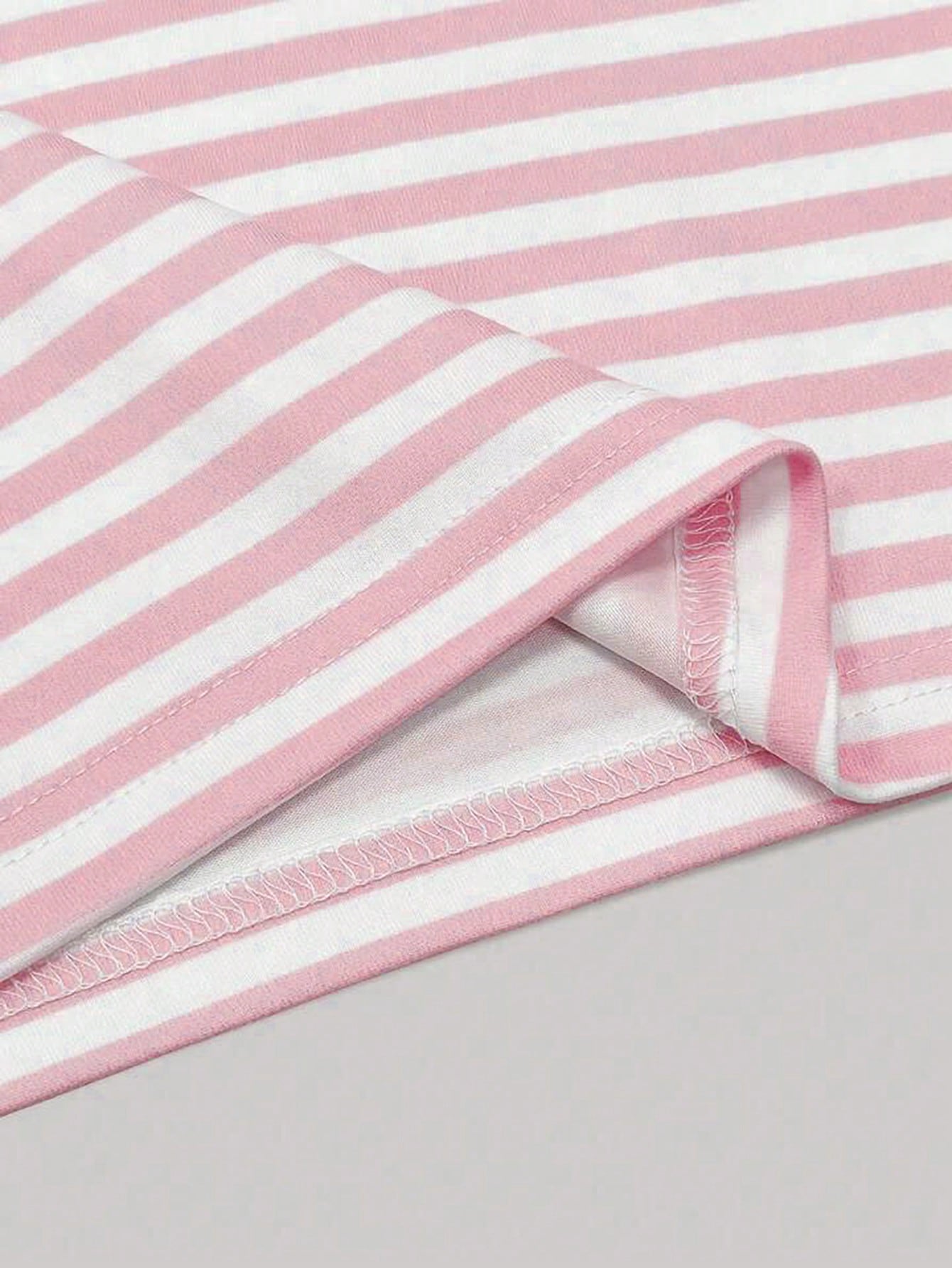 INAWLY Women's Pink And White Striped Camisole, Sleeveless Casual Spaghetti Strap Tank Top
