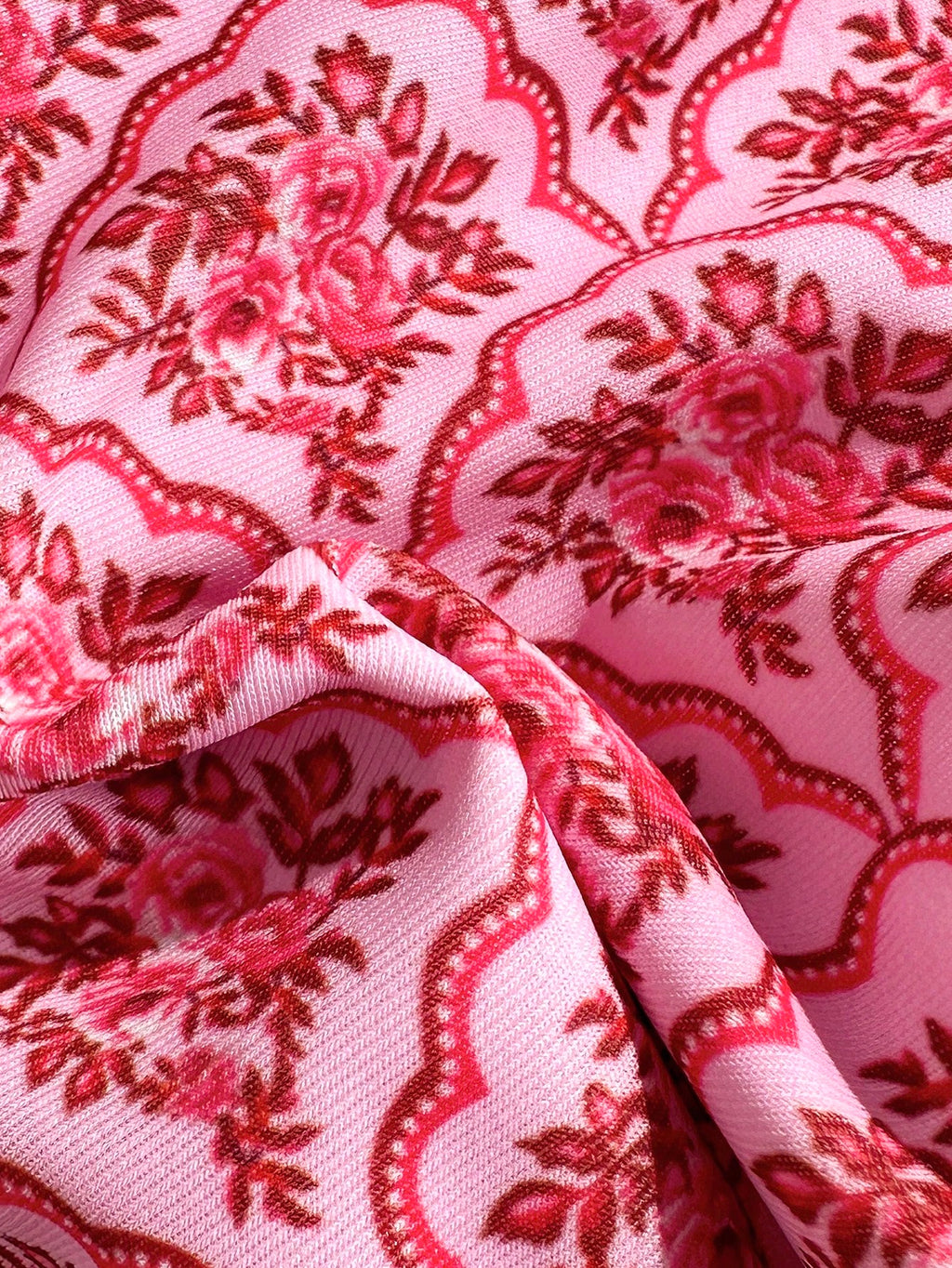 Swim Mod Women's Summer Spaghetti Strap Sexy Bikini Vacation Tights Casual Printed Random Two Pieces Swimsuit